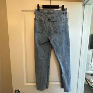 Old navy sky-hi straight with button fly